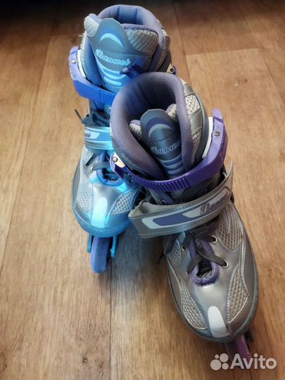 Роликовые коньки детские раздвижные 35-38р