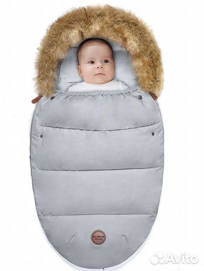 Конверт в коляску на выписку теплый