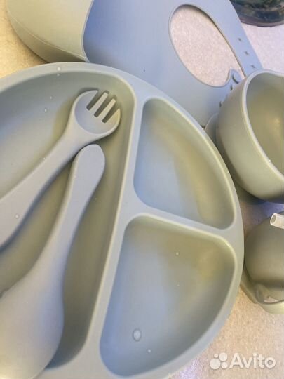 Детская посуда для кормления силиконовая