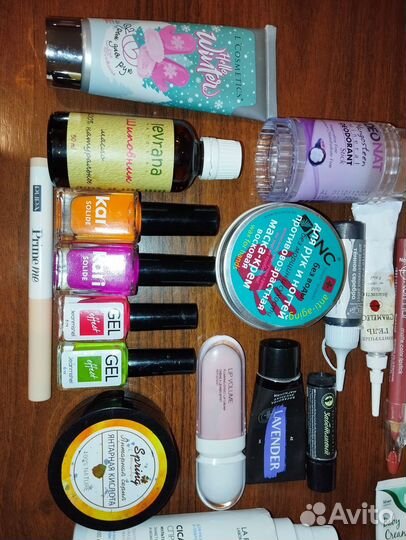 Набор косметических средств б/у и новые пакетом