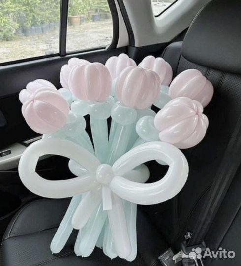 Цветы из воздушных шаров