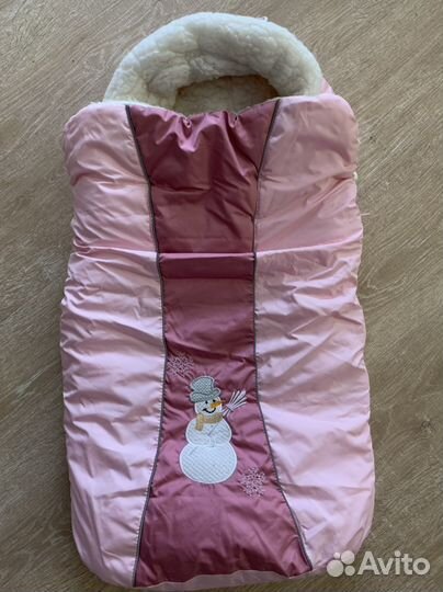 Зимний конверт в коляску