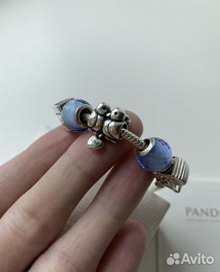 Браслет Pandora с 5 шармами