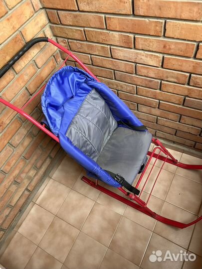 Детские санки коляска