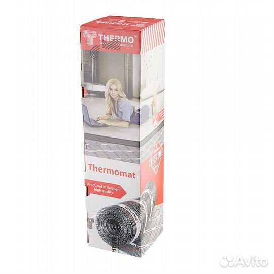 Теплый пол нагревательный мат Thermo Thermomat 1,9