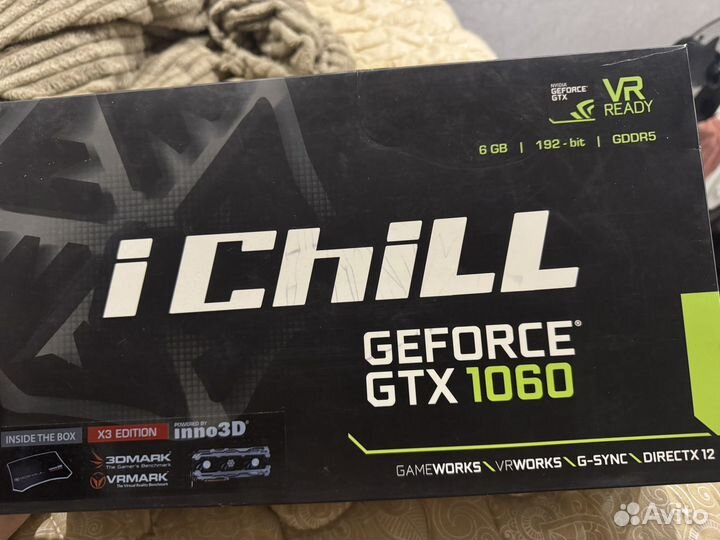 Видеокарта iChill Inno 3D: GTX 1060 6Gb