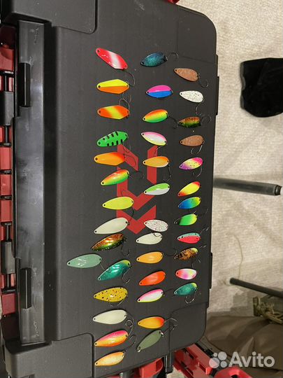 Комплект 45шт форелевых блесен Forest,Dohna,Smith