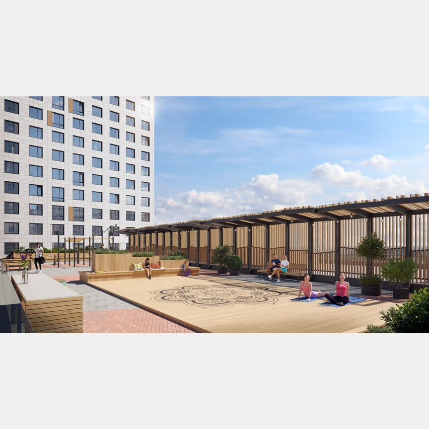 2-к. квартира, 61,6 м², 16/18 эт.