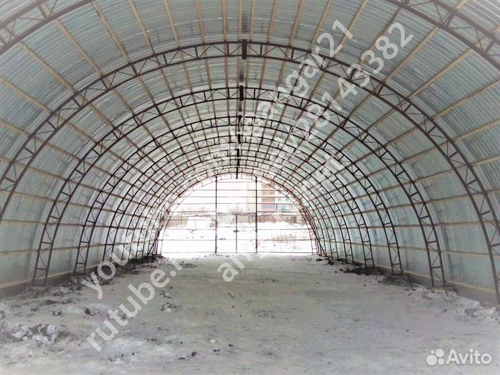 Ангар под ключ 918 м2