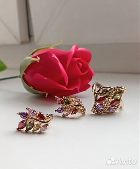 Серьги кольцо