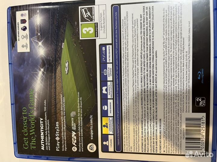 Игра для приставки fс 24