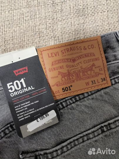 Levis 501 W31 L34