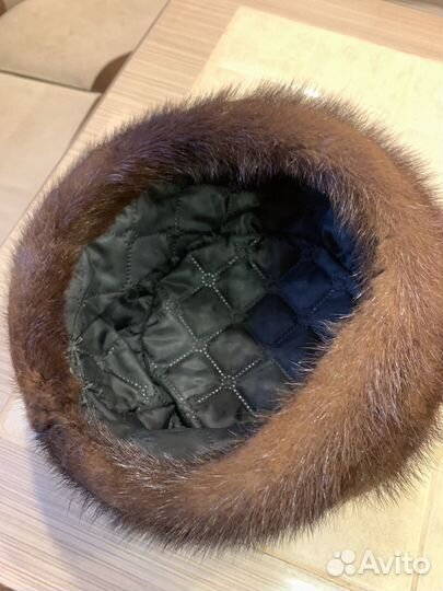 Шапка норковая женская бу