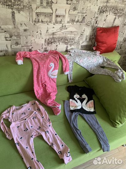 Пижамы для девочки carters 3-4 t