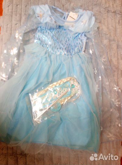 Платье Эльзы холодное сердце 130