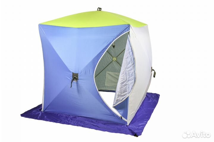 Палатка зимняя куб стэк 3 трехслойная (дышащая)