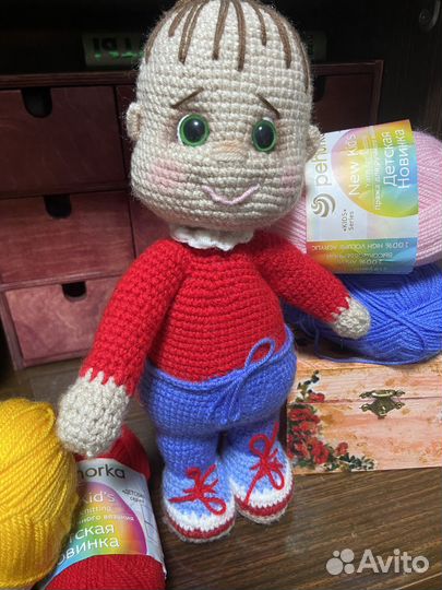 Игрушка связанная в технике амигуруми