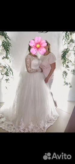 Свадебное платье 48-50