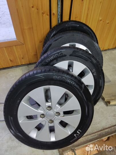 Диски литые R15 на kia rio IV с резиной