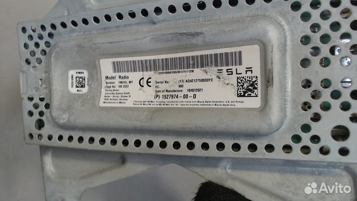 Блок управления радиоприемником Tesla Model Y, 202