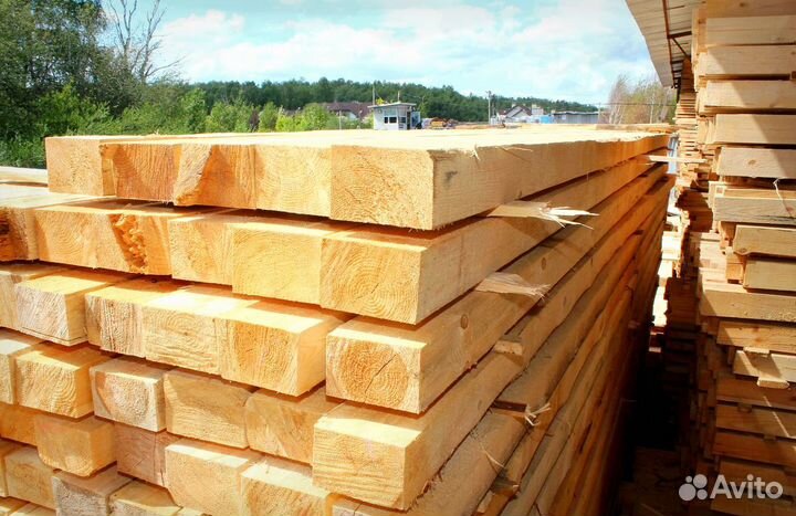 Доска обрезная 2 сорт Брус в наличии