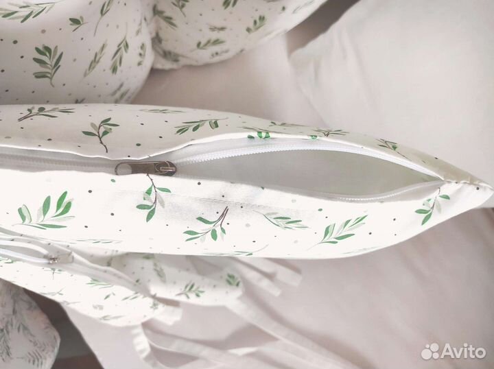 Бортики подушки в детскую кроватку