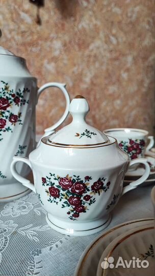 Кофейный сервиз. Рижский ф.з. Винтаж