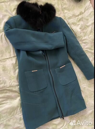 Пальто женское зимнее с мехом