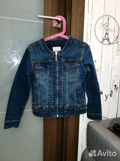 Джинсовая куртка на девочку Mayoral р-р 122
