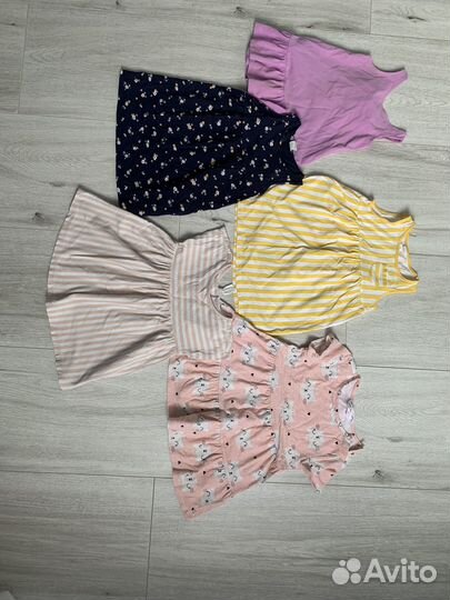 Вещи для девочки пакетом 92