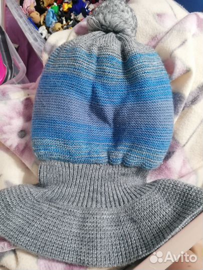 Шлем для малыша зимний Журавлик 46-48