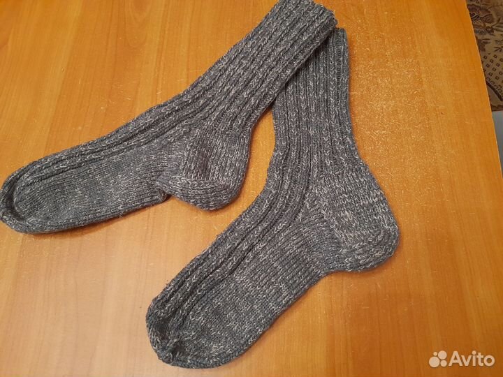 Вязанные носки мужские