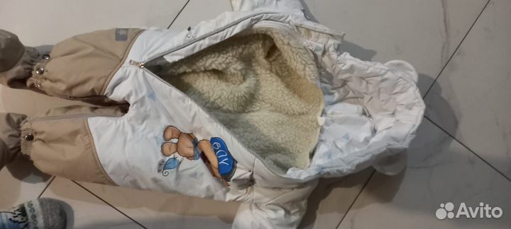 Зимний комбинезон 80 86 для мальчика