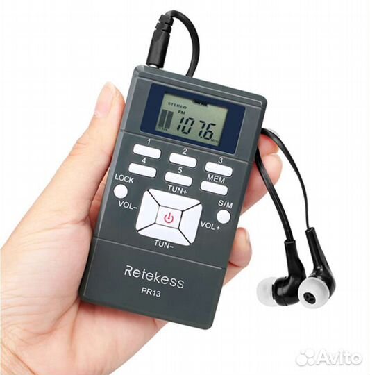 Портативный радиоприемник Retekess PR13