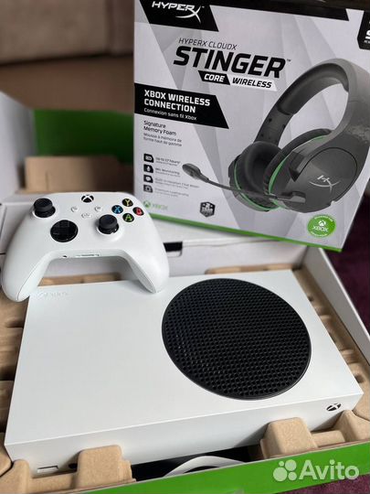 Xbox series s + HyperX Cloud stinger Core Wireless