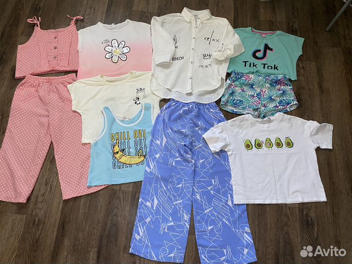 Вещи пакетом на девочку пакетом 146-152