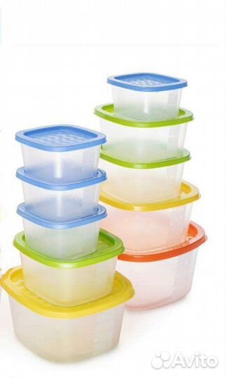 Контейнеры пластиковые для хранения (новые)