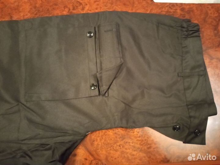 Брюки охранника с резинками внизу