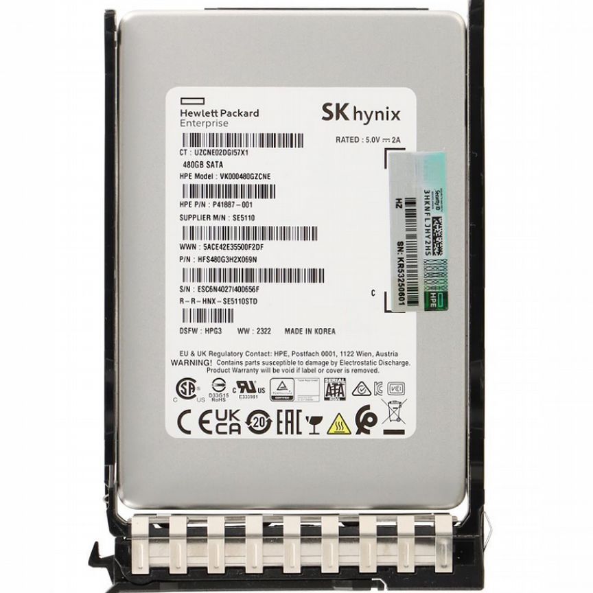 [VK000480GZCNE] Жесткий Диск Hp 480gb Sata3 2.5" Vk000480gzcne