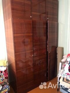 Шкаф трехстворчатый с антресолями