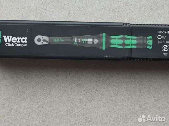 Ключ Динамометрический Wera Click Torque A5 купить в Санкт-Петербурге ...