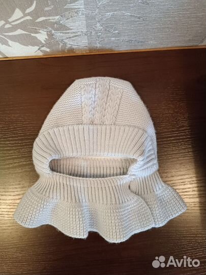 Шапочка для новорожденного осень