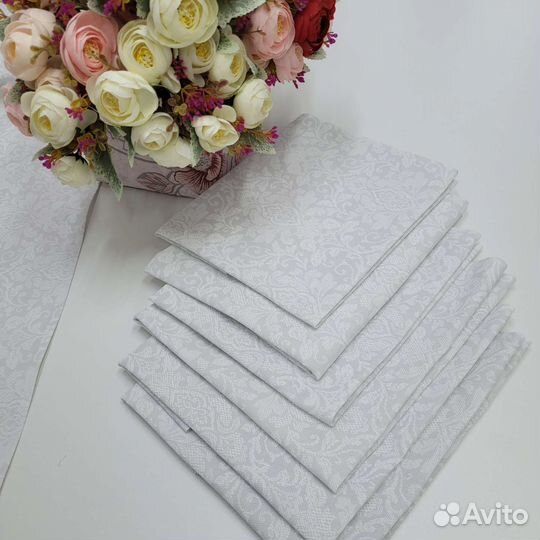 Полотенца из рогожки, прихватки ручной работы