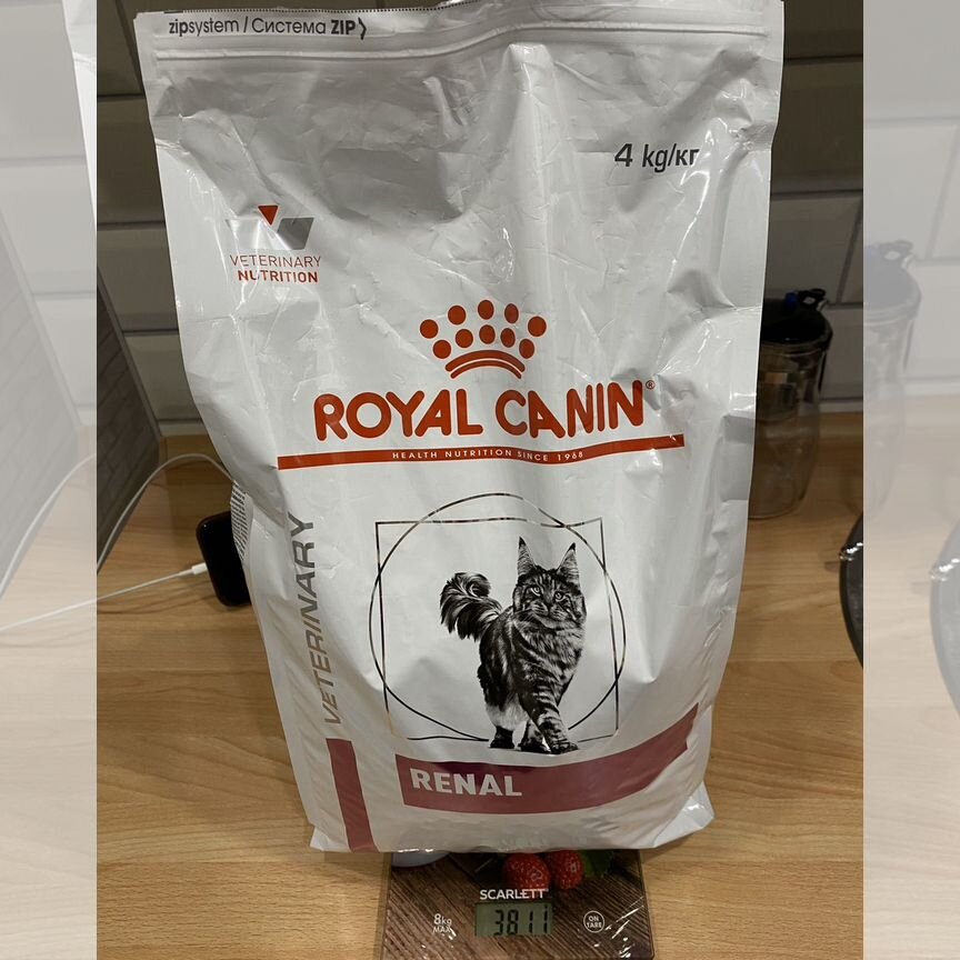 Сухой корм для кошек royal canin renal 4 кг