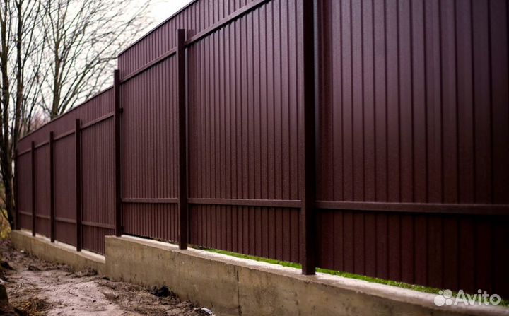 Строительство заборов.Откатные ворота