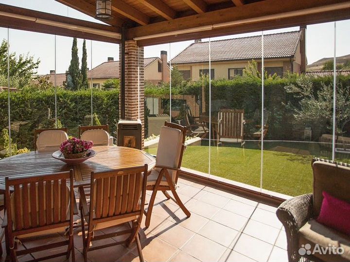 Безрамное остекление под ключ