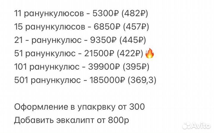 Букеты из ранункулюс