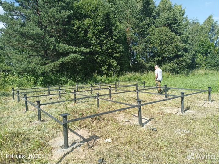 Сваи для бани