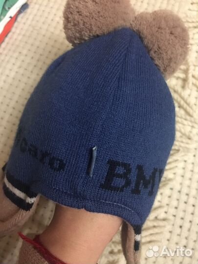 Зимняя Шапка с шарфом