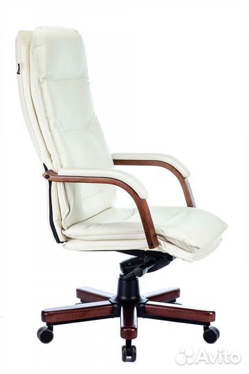 Кресло T-9927 (до 200 кг) Бюрократ нат. кожа